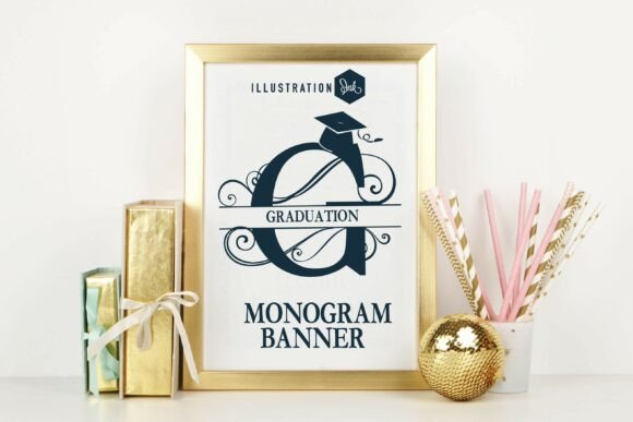 Celebrate Milestones with the Graduation Monogram Banner Family