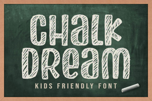 Chalk Dream: The Bold Display Font for Playful Projects