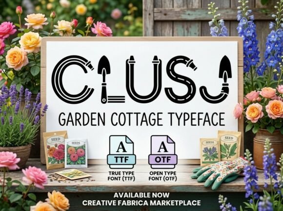 Clusj: A Display Font That Commands Attention