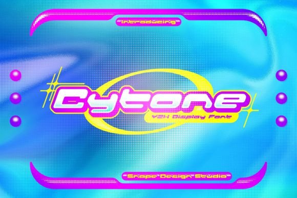 Cytone: The Y2K-Inspired Display Font for Futuristic Design