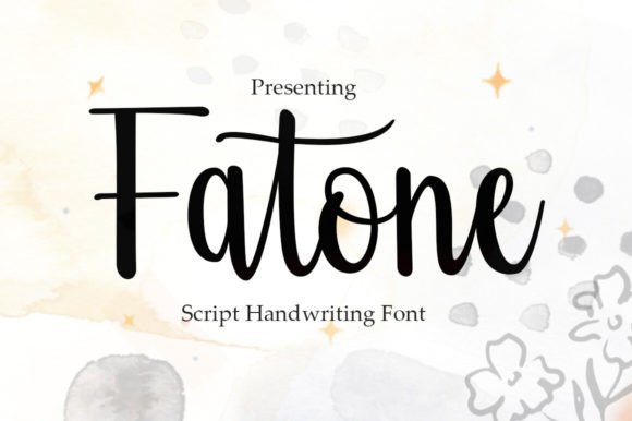 Fatone: A Bold Statement in Modern Script Typography