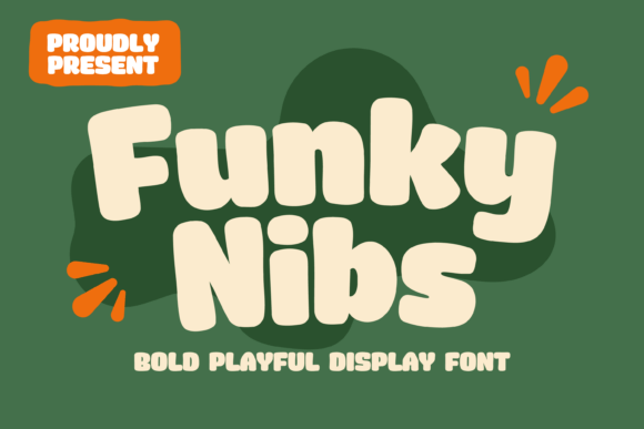 Funky Nibs: The Bold Playful Display Font for Creative Projects