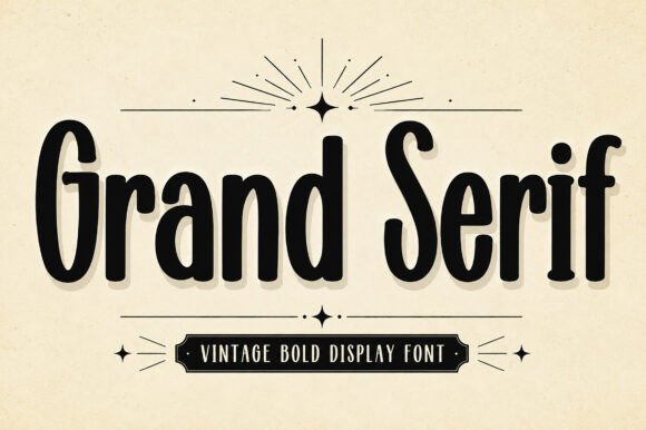 Grand Serif: A Typeface with Timeless Character