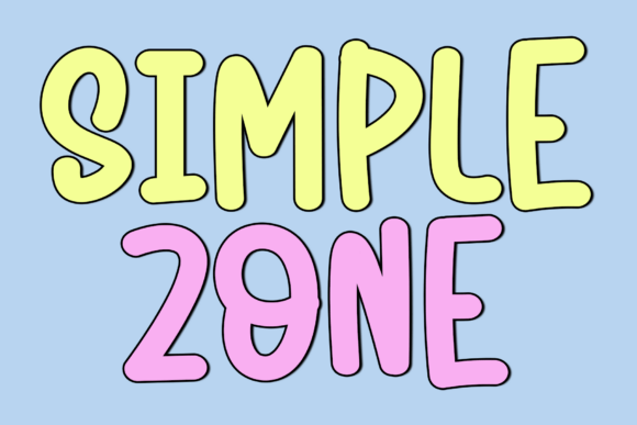Simple Zone: The Friendly Handwritten Font for Every Creative Project