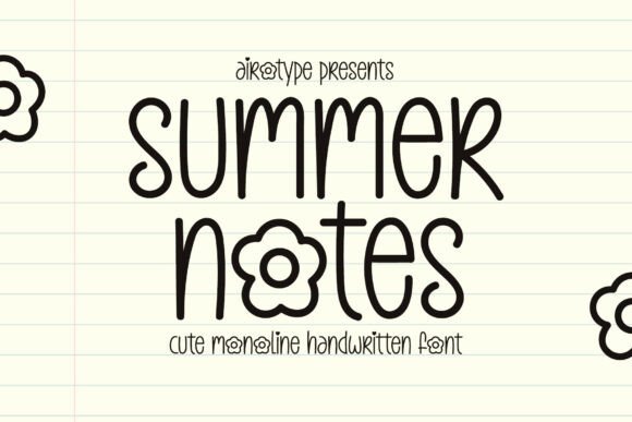 Summer Notes: Capturing the Casual Handwritten Vibe