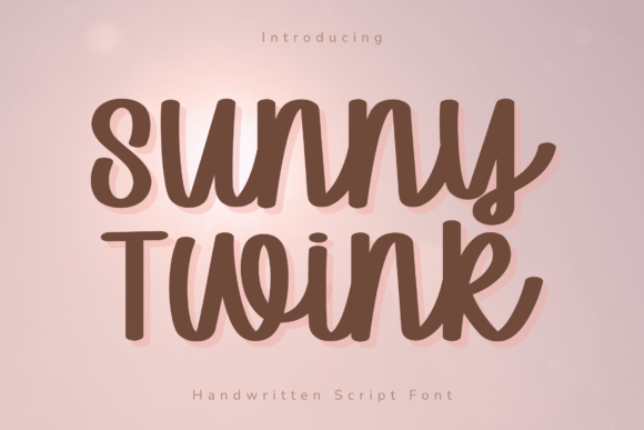 Sunny Twink: A Handwritten Font for Friendly, Authentic Projects