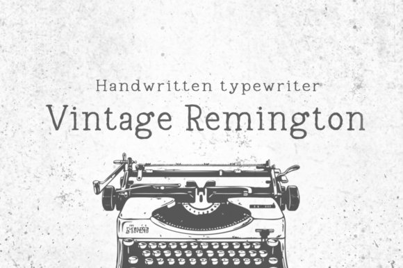 Vintage Remington: A Typewriter Font with Modern Edge